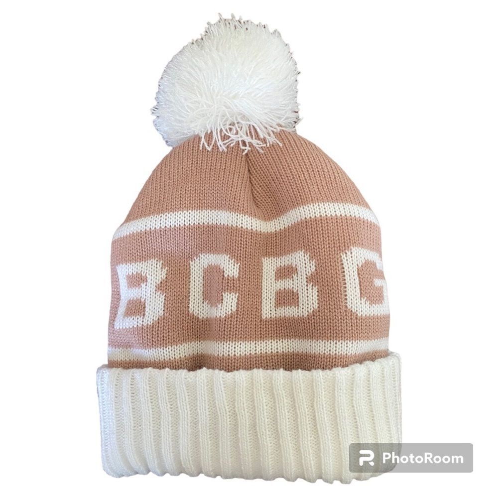 BCBGirls rose pink logo hat